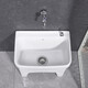 Lefit (lfte) bathroom ceramic mop pool balcony mop trough household Taiwan-controlled large, medium and small mop basin courtyard mop pool 933 Taiwan-controlled drain + faucet delivery to home