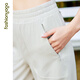 Fan Sheng Yoga High-Elastic Ice Silk Wide Leg Pants Women's Light and Cool Leisure Trousers F15916 Ice Coconut White M
