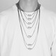 MZMZ platinum necklace men's pt950 platinum small waist high-end necklace fashion pendant birthday gift for boyfriend light luxury style - small waist necklace (about 55cm long)