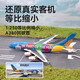 空客A380阿联酋航空奇迹号E190飞机模型英航维珍客机仿真拼装航模 L-1049 荷兰航空 1：125 ASB拼装