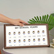 
Oliven Campus Time Photo Frame Children's Growth Record Baby Memorial 1 Inch Document Photo Album Photo Book Table Solid Wood Record Small Class Girls and Boys - Rectangle 16 Walnut Color