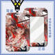 Lotus CP niedliche Nezha AO Bing Card Set Mahlzeitenkarte Wasserkarte Student Campus Karten Schulkarten U-Bahn-Zertifikat Schutz Hülle Nezha Kartenabdeckung-M1143 Kartenabdeckung + Weißes Armband