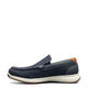 Florsheim Boys Cross Moccasin Toe Jr. (Toddler/Kids) Loafers, Navy Navy Navy 5.5 Big Kid