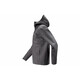 始祖鸟（ARC'TERYX）SAWYER Wool Hoody 羊毛防风连帽软壳夹克外套 黑色/Black Heather M