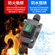 Double-ended outlet high-power line midway modified waterproof ship-type switch 4-pin 2-speed button with outdoor junction box green with light 12-24V16A screw 4-pin 2-speed double outlet PG9