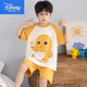 Disney Boys Pajamas Primavera y verano Algodón puro Nezha 2025 Nuevos pantalones cortos de manga corta Niños delgados de tamaño medio para niños de tamaño mediano Children-695 170 m Tamaño (recomendado 155-160)