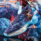 LINBUXAN Nezha Ao Bing jointly named Qingzhong big children's sneakers luminous blue sneakers in summer boys and girls primary and secondary school students have voices 723 shallow moon 36 Collection of bracelets and socks