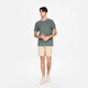 Aigle [neues Produkt im Frühjahr und Sommer] Aigao T-Shirt Schnell trockener Top Hygroscopic Cooltouch Cool Short Sleeve Herren Aloe Vera Green Bi724 XL (185/100a)