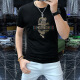 Playboy (Playboy) 2025 Camiseta de manga corta Doble de algodón doble algodón de algodón de algodón de manga de mangas