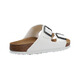 勃肯（BIRKENSTOCK）男女款经典舒适百搭轻便Arizona双扣拖鞋  白色 37