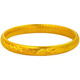Lingmeng 9999 real gold bracelet for women new fashion solid dragon and phoenix in auspicious gold color bracelet gift 20.9g 64 ring mouth 125-150Jin Jin equals 0.5 kg to wear