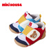 MIKIHOUSE Japanese-made sandals, children's shoes, summer Pucci Bear, Wusa Rabbit, children's breathable mesh, fashionable, comfortable and wear-resistant sandals, multi-color 12.5, inner length 12.5cm