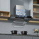 Xianke (SAST) range hood household range hood large suction European-style top smoking machine kitchen stir-fry range hood [TOP hot sale] 24 explosive suction + body sense cleaning - package installation