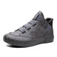 Fat Donglai DL Zapatos para hombres Autumn Nuevo Velvet Zapatos calientes Atreirios altos zapatos de cuero británico para hombres Zapatos de moda zapatos casuales Shopas SS-9857 All Black 38