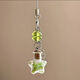 Destined to be a high-value four-leaf clover handmade hanging chain keychain beads small pendant camera chain cute niche wind chime four-leaf clover pendant
