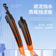 La idea original es aplicable a Xidesheng Hacker 350/500/700/300/800 Mountain Bike Fender trasero trasero universal y cubierta trasera [Ajuste de la sección Gray-2]