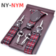 NY-NYM MEN UND Women Hakenschnalle-Gurt-Clip verlängerte Gurthaken Herrenhosenhose Clips Allgemein auf Mbd8501hg+120 cm anwendbar für ältere Menschen und ältere Menschen