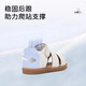 Chino rata [cuero genuino] Sandalias infantiles para niñas Summer Nuevos bebés Baby Boys 1-3 años Baby Baby Baby zapatos para niños pequeños Tamaño blanco 25 Tamaño (Longitud interna 15.5 cm adecuada para la longitud del pie 15 cm)