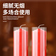 Mandelai candle emergency lighting large bold red 2-pack smokeless windproof and disaster prevention experimental old-fashioned candle 5*18cm