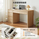 Quanyou small apartment simple study desk with storage cabinet square table home computer desk desk