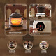 Electric stew pot steamer electric cooking pot stew pot casserole stew and steam all-in-one food supplement pot stew soup cup electric stew pot electric casserole soup pot stew water-proof porridge multi-function 1.8L purple sand scheduled appointment 1-2 people