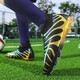 Zapatos de fútbol para niños y niñas Concurso de entrenamiento zapatos negros-zhuo 698 36