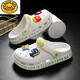 G.DUCKKIDS little yellow duck children's sandals boys slippers summer new style hole shoes for girls wearing baby sandals non-slip boys light blue 14 0mm (inner length cm)