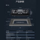 Haier range hood 25 cubic large suction household three-sucking 7-word wave intelligent control self-cleaning EC719UD range hood gas stove smoke stove set [two-piece set] firepower liquefied gas stove Q2BE53+EC719