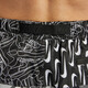 
Nike (NIKE) official men's beach shorts summer swimming casual vacation sports pants splicing comfortable FZ7373 034 black/white/light smoke ash/black M
