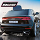 Audi (AUDI) Q8 children's electric car four-wheel car with remote control baby battery stroller little boy toy car can sit people model model - without battery - can not sit on electric drive