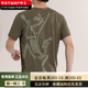 始祖鸟（ARC'TERYX）【限量】始祖鸟/Arcteryx男士Cormac ARC'BIRD 速干短袖T恤 X9721 辰达绿Tatsu_Heather_Stone_Gr M