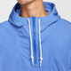 Nike (Nike) Sweinshirt Chaqueta para hombres Summer Nuevo fitness Sportswear con capucha a prueba de viento semi-zipper top fn3893-480 2xl