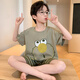 Disney Children's Pajamas Boys Summer Thin Cotton Короткие рукава 2025 Новые летние мальчики и подростки для младших школ.