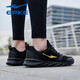 Hongxing Erke Herrenschuhe Sommer Mesh Laufschuhe Marke Authentic 2025 Neue atmungsaktive leichte Maschenschuhe gepolstert Männer Sportschuhe, schwarzes Gold 3291 [Mesh-Hot-Selling-Modell] 41 High