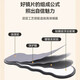 兴奥盛唐网红波浪全身镜家用落地镜高级感异型壁挂女生穿衣镜卧室 波浪支架款-150*40暖白色