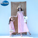 A 21 FUNB Sanya style seaside vacation beach dress parent-child wear 2026 new summer mother and daughter high-end super fairy dress slightly fat, smudged pink 165 S recommended weight 85-110 Jin Jin equals 0.5 kg