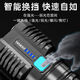 LED strong light flashlight zoom long-range ultra-high endurance outdoor multi-function searchlight outdoor emergency long-range strong light flashlight quad-core wick-super bright
