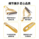 Qi Oh dog hair comb, dog knotting comb, pet combing and shaving tool to remove floating cat hair, dog hair cleaner, cat comb, yellow small size 11 teeth (long-haired cats, small dogs)