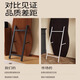 Xingao Shengtang French retro full-body mirror floor-standing mirror home designer special-shaped dressing mirror high-end cloud stand style-160*55 warm white