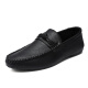 Yierkang Prince Men's Beans Dog Dog Work Corea Cuero zapatos de cuero transpirable y versátil