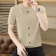 Aemape Sommer reines Baumwoll-T-Shirt gefälschte zweiteilige kurzärmelige, dünne, atmungsaktive runde Nacken Schlanker lässiges Hoch-End-Top Herren-T-Shirt Q6626 Black Thin M (Empfohlen 85-110Jin [Jin gleich 0,5 kg])