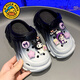 G. Duckkids kleine gelbe Ente Kinderhoch Schuhe Mädchen Pantoffeln 2025 Neuer Sommer Kulomi trägt weiche Boden Strandsandalen für Frauen Weißrosa 24