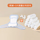 小爱星 婴儿纱布尿布纯棉布尿裤可水洗尿不湿宝宝透气戒子晾屁屁神器 1条蓝裤+5条纯棉尿布 6条装 XL码 【建议22-30斤】