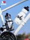 Bicycle water bottle rack, no punching, water cup holder conversion seat, mountain bike fixed rack, universal equipment for bicycles, integrated strap mount, black + gradient black
