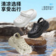 
Made in Jingdong [6cm thick sole] outdoor hole shoes eva sandals for summer wear height-enhancing slippers for women khaki 40-41