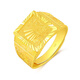 Yan Jinxin Gold Smooth Sailing Ring 999 Pure Gold Packed with Pure Silver, Attractive and Versatile Men's Adjustable Gold Packed Silver Ring for Gifts Smooth Sail Ring Ring Packed with 2 Grams of Gold