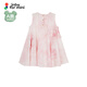 jnby by JNBY Jiangnan Buddies Baby Tie Dye Comfortable Sleeveless Dress Irregular Lace Girls Baby Summer YO4G12250 690/Mixed Powder 90 cm