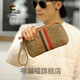 Chengyang small cloth bag for hand Korean style hand bag canvas bag men's clutch bag women's hand bag casual clutch bag trendy men black gray