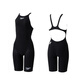 Speedo Women's Sports Badeanzug WA zertifiziertes Modell Rückenloses Knie Badeanzug SCW12101F mit Fina Mark K XXS (3S)
