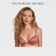 Victoria's Secret komfortables tägliches Leben mit Stahldraht Sammeln Sie BH Unterwäsche für Frauen 25 Frühlings- und Sommer Offizielle authentische 0ear Brown Red Leopard Print 70A 32A